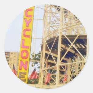 Cyclone Rollercoaster Signature Stickers