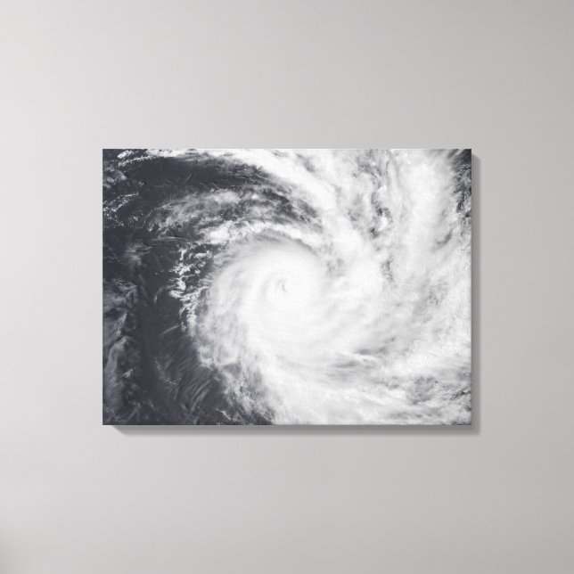 Cyclone Zoe im Südpazifik Leinwanddruck (Vorderseite)