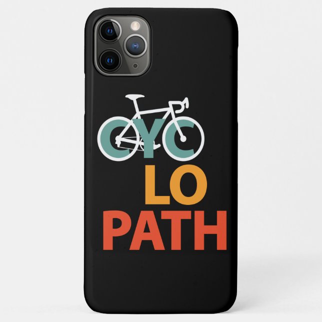 Cyclopath Bicycle Funny Cycling Case-Mate iPhone Hülle (Rückseite)