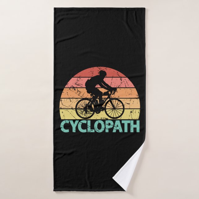 Cyclopath Funny Cycling Badehandtuch (Badehandtuch)