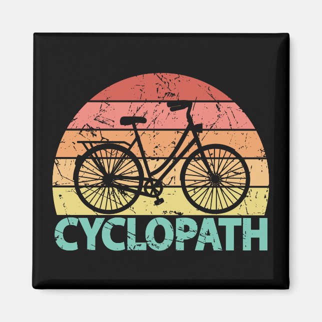 Cyclopath Funny Cycling Bicycle Magnet (Vorne)
