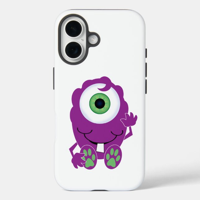 Cyclops Monster iPhone 16 Hülle (Rückseite)