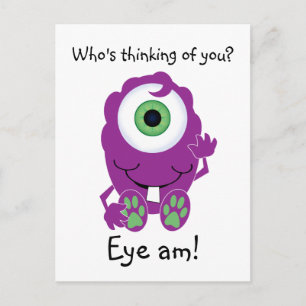 Cyclops Monster Postkarte
