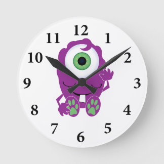 Cyclops Monster Runde Wanduhr