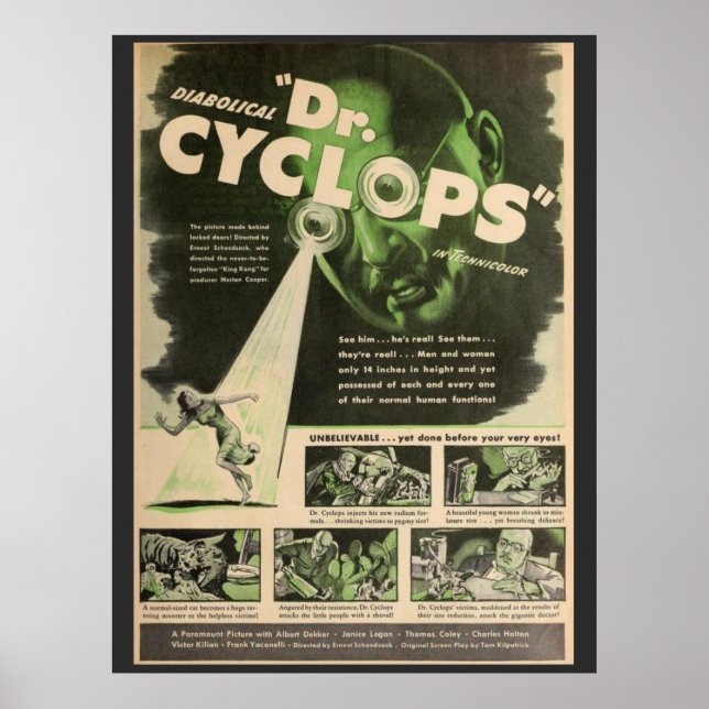 Cyclops Movie Poster (Vorne)