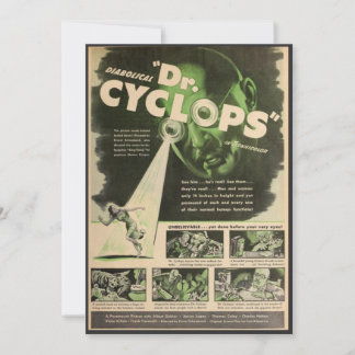 Cyclops Movie Poster Einladung