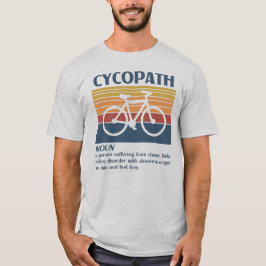Cycopath Definition Retro Vintages Radfahren T-Shirt