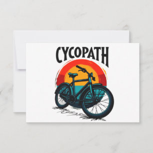Cycopath: Elektrofahrrad mit Sonnenuntergang Grafi Ankündigung