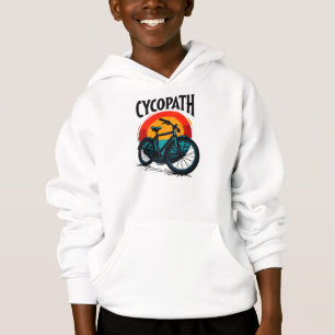 Cycopath: Elektrofahrrad mit Sonnenuntergang Grafi Hoodie