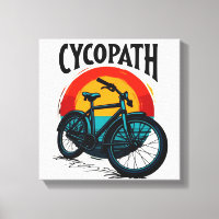 Cycopath: Elektrofahrrad mit Sonnenuntergang Grafi