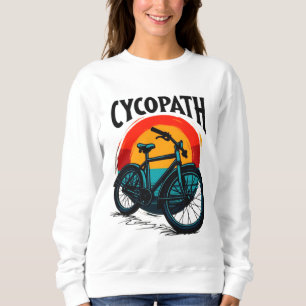 Cycopath: Elektrofahrrad mit Sonnenuntergang Grafi Sweatshirt