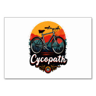 Cycopath: Elektrofahrrad und Sonnenuntergang Graph Tischnummer