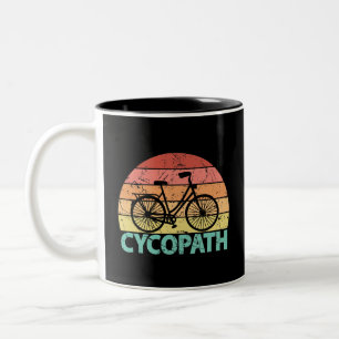 Cycopath Funny Cycling Bicycle Zweifarbige Tasse