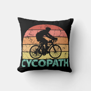 Cycopath Funny Cycling Cyclist Kissen