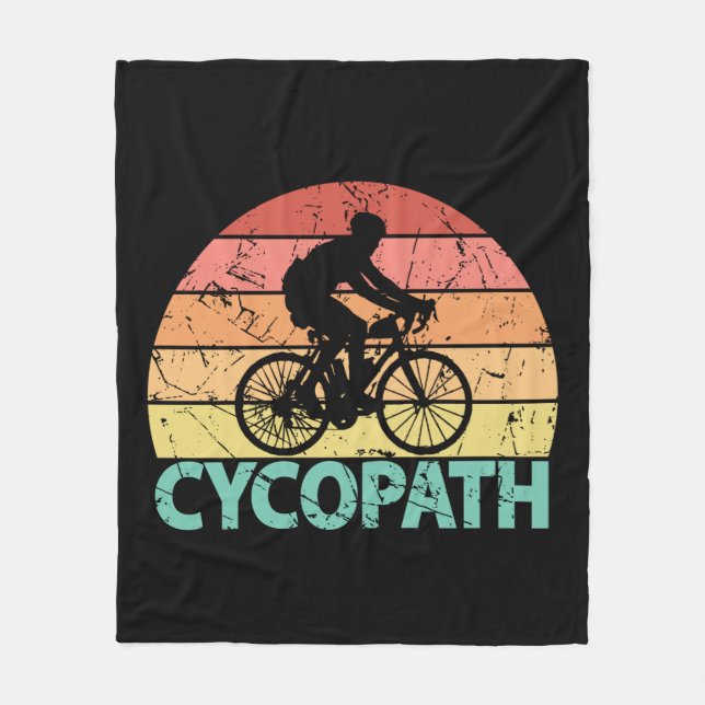 Cycopath Funny Cycling Fleecedecke (Vorderseite)