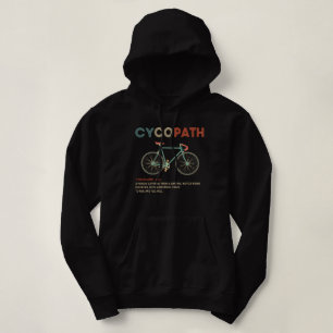 Cycopath Funny Cycling für Radfahrer und Biker Hoodie