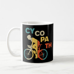Cycopath Funny Cycling für Radfahrer und Biker Kaffeetasse
