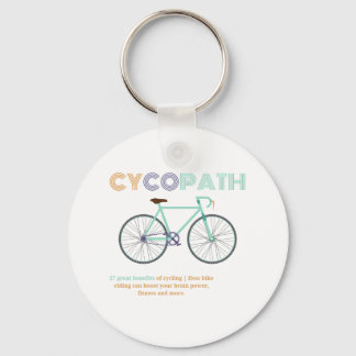 Cycopath Funny Cycling für Radfahrer und Biker . Schlüsselanhänger