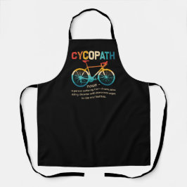 Cycopath Funny Cycling für Radfahrer und Biker Schürze