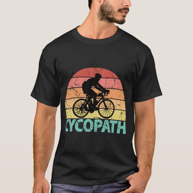 Cycopath Funny Cycling T-Shirt (Vorderseite)