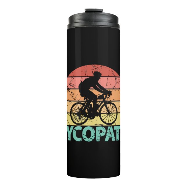 Cycopath Funny Cycling Thermosbecher (Vorderseite)