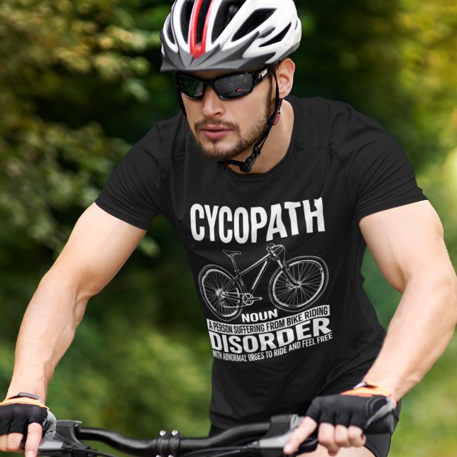 Cycopath, Funny Gift for Cycling T-Shirt (Von Creator hochgeladen)