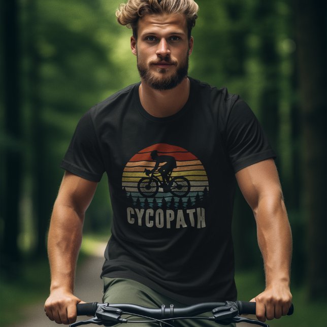 Cycopath | Funny Gift for Cyclist T-Shirt (Von Creator hochgeladen)