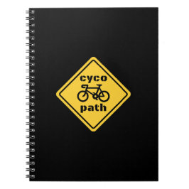 Cycopath Funny Road Sign für Cycopath Lover T - Sh Notizblock