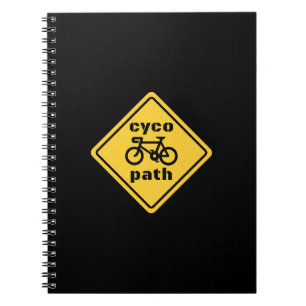 Cycopath Funny Road Sign für Cycopath Lover T - Sh Notizblock