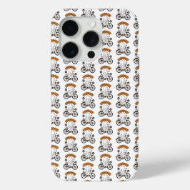 Cycopath Halloween Ghost on Orange Bicycle Case-Mate iPhone Hülle