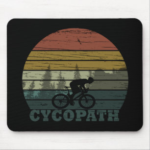 Cycopath - Mountainbiken - Lustiges Radfahren Mousepad