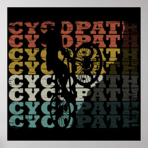 Cycopath off road bike Sprichwort Poster