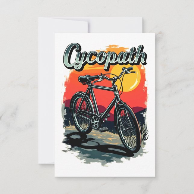 Cycopath: Raddesign für Sonnenuntergänge Ankündigung (Vorderseite)
