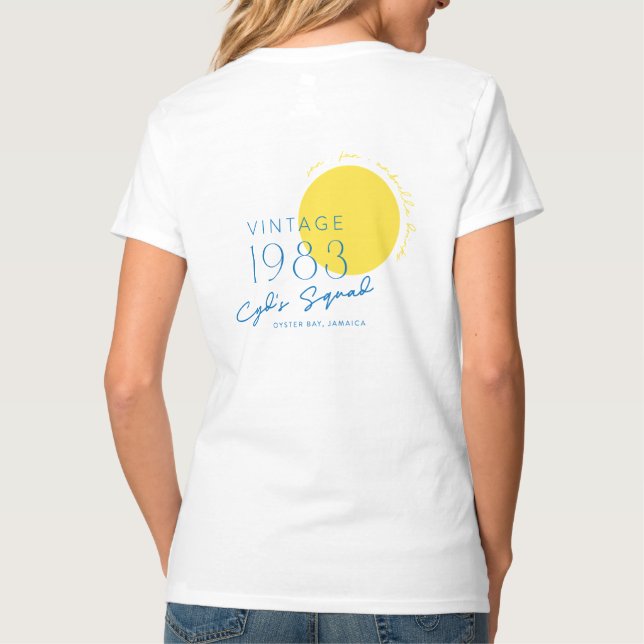 Cyd's Squad Women's V-Neck T - Shirt (Rückseite)