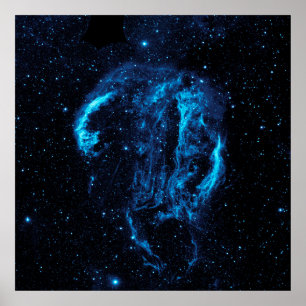Cygnus-Schleifennebel (NASA) Poster