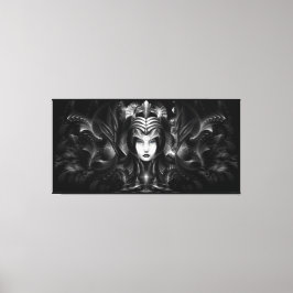 Cyiria Queen of the Dark Realm Canvas drucken Leinwanddruck