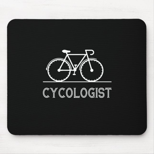 Cykologe Cycle Lover Geschenk für Radfahrer Mousepad (Vorne)