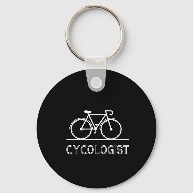 Cykologe Cycle Lover Geschenk für Radfahrer Schlüsselanhänger (Vorderseite)