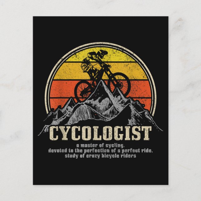 Cykologe Definition Funny Mountain Bike MTB (Vorderseite)