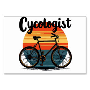Cykologe: Energetic Biker T-Shirt - zum Radfahren Tischnummer
