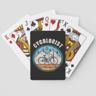 Cykologe Funny Bicycle Cycling Vintage Gabe Spielkarten