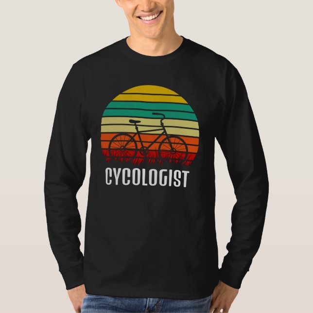 Cykologe - Funny Vintag Cycling T - Shirt (Vorderseite)