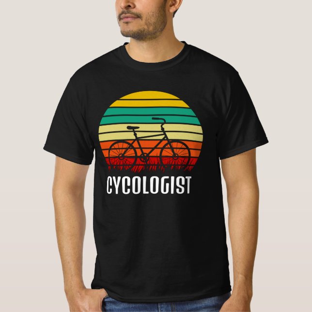 Cykologe - Funny Vintag Cycling T - Shirt (Vorderseite)