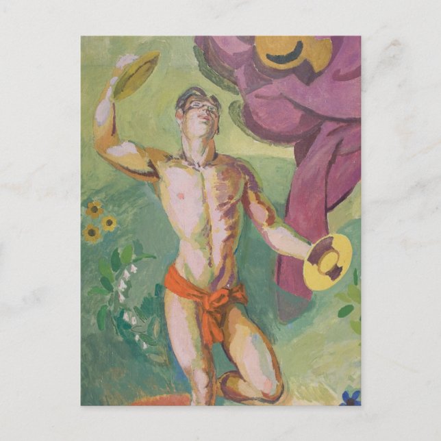 Cymbal Player Postkarte (Vorderseite)