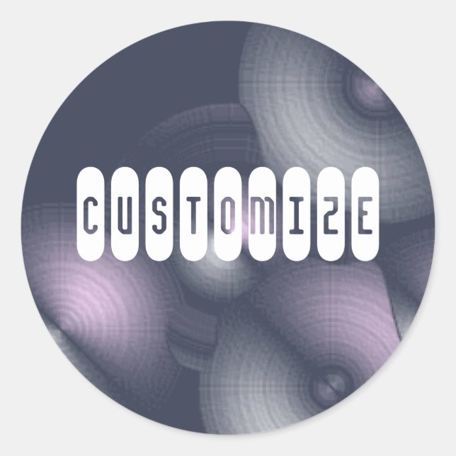 Cymbalismus I - Vorlage Runder Aufkleber (Vorderseite)