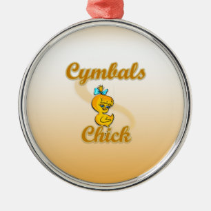 Cymbals Chick Ornament Aus Metall