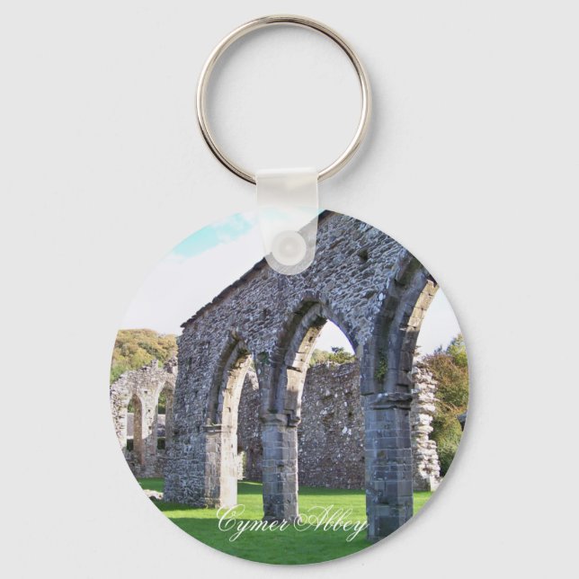 CYMER ABBEY WALES SCHLÜSSELANHÄNGER (Vorderseite)