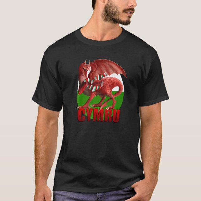 Cymru Dragon T-Shirt (Vorderseite)