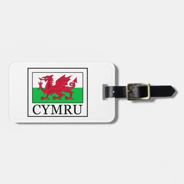 Cymru Gepäckanhänger (Vorderseite horizontal)