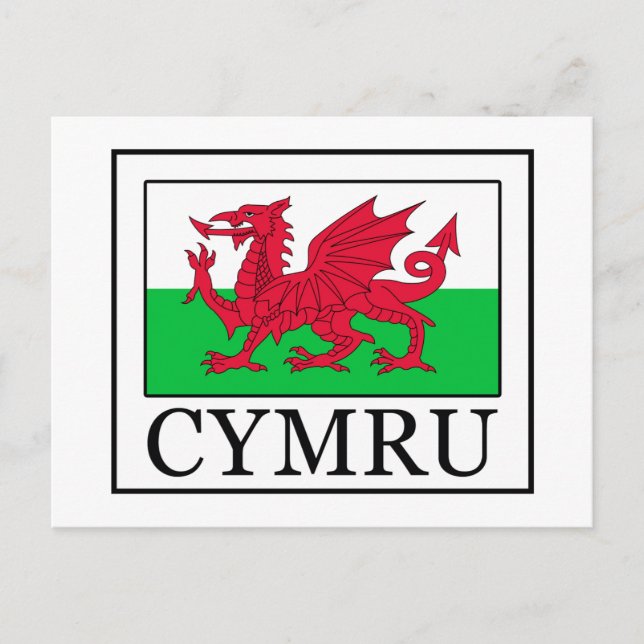 Cymru Postkarte (Vorderseite)
